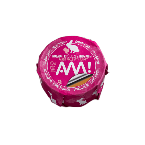 Roladki królicze z indykiem